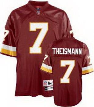 Cheap Washington Redskins 7 Joe Theismann Red Throwback Jersey For Sale