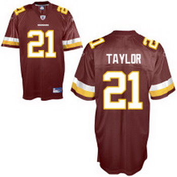 Washington Redskins 21 S.Taylor red Jersey