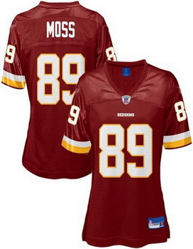 Washington Redskins 89 Santana Moss red