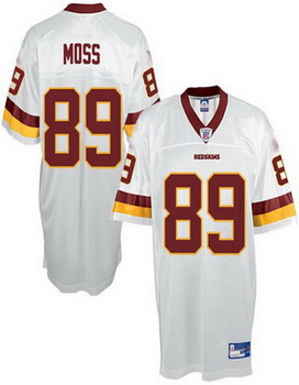 Washington Redskins 89 Santana Moss White
