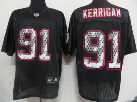 Cheap Washington Redskins 91 Kerrigan Black United Sideline Jerseys For Sale