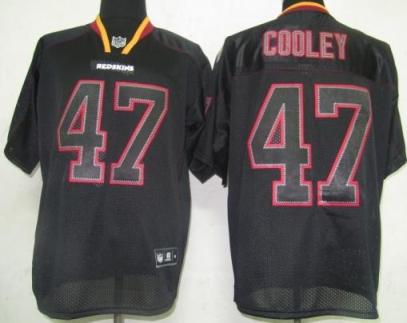 Cheap Washington Redskins 47 Cooley Lights Out BLACK Jersey For Sale