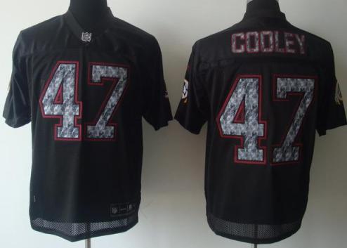 Cheap Washington Redskins 47 Chris Cooley Black United Sideline Jerseys For Sale