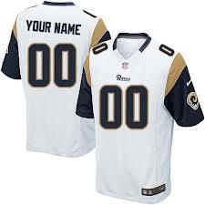 Nike St. Louis Rams Customized White Elite NFL Jerseys Cheap