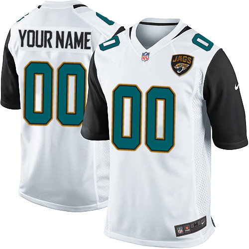 Nike Jacksonville Jaguars White Customized Elite NFL Jerseys Cheap