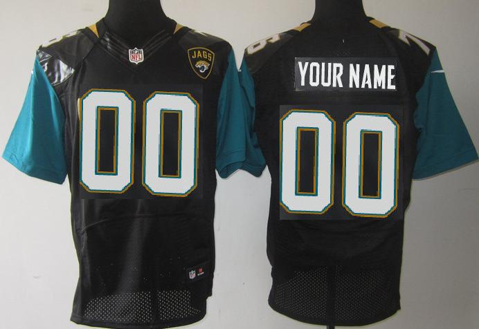 Nike Jacksonville Jaguars Black Customized Elite NFL Jerseys Cheap