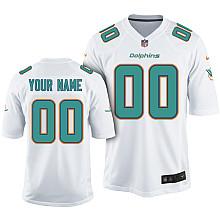 Nike Miami Dolphins Customized White Game NFL Jersey 2013 New Style Cheap