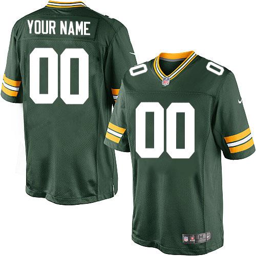 Nike Green Bay Packers Customized Green Elite NFL Jerseys Cheap