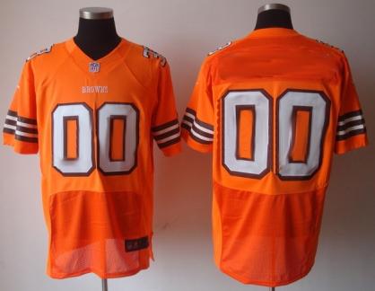 Nike Cleveland Browns Customized Orange Elite NFL Jerseys Cheap