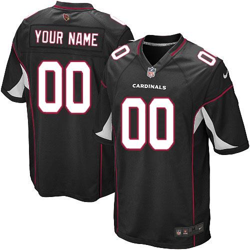 Nike Arizona Cardinals Customized Black Game NFL Jerseys Cheap