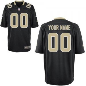 Nike New Orleans Saints Customized Game Team Color Black Nike NFL Jerseys Cheap