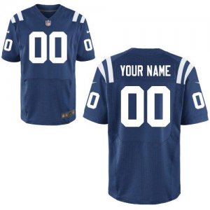 Nike Indianapolis Colts Customized Elite Team Color Blue Nike NFL Jerseys Cheap