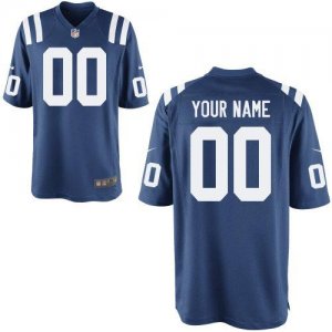Nike Indianapolis Colts Customized Game Team Color Blue Nike NFL Jerseys Cheap
