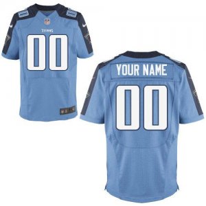 Nike Tennessee Titans Customized Elite Team Color Blue Nike NFL Jerseys Cheap