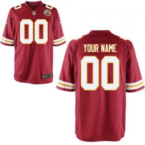 Nike Kansas City Chiefs Customized Game Team Color Red Nike NFL Jerseys Cheap