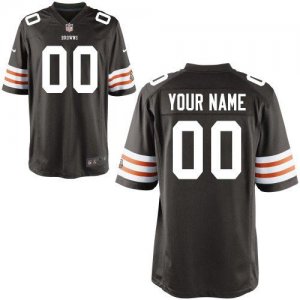 Nike Cleveland Browns Customized Game Team Color Brown Nike NFL Jerseys Cheap