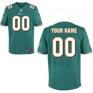 Nike Miami Dolphins Customized Elite Team Color Green Nike NFL Jerseys Cheap