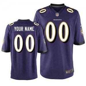 Nike Baltimore Ravens Customized Game Purple Nike NFL Jerseys Cheap