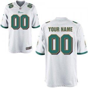 Nike Miami Dolphins Customized Game White Nike NFL Jerseys Cheap