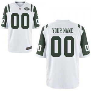 Nike New York Jets Customized Game White Nike NFL Jerseys Cheap