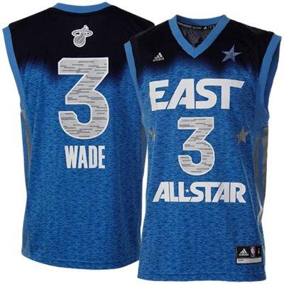 Miami Heat 3 Dwyane Wade 2012 East All Star Blue NBA Jersey Cheap
