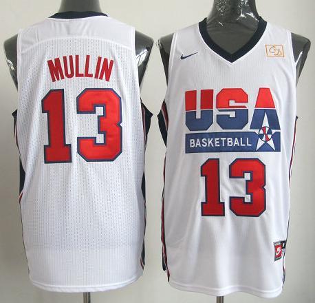 2012 USA Basketball Retro Jerseys 13# Chris Mullin Cheap