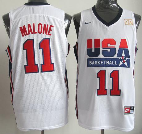 2012 USA Basketball Retro Jerseys #11 Malone Cheap