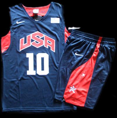 2012 USA Basketball Jersey #10 Kobe Bryant Blue Jersey & Shorts Suit Cheap