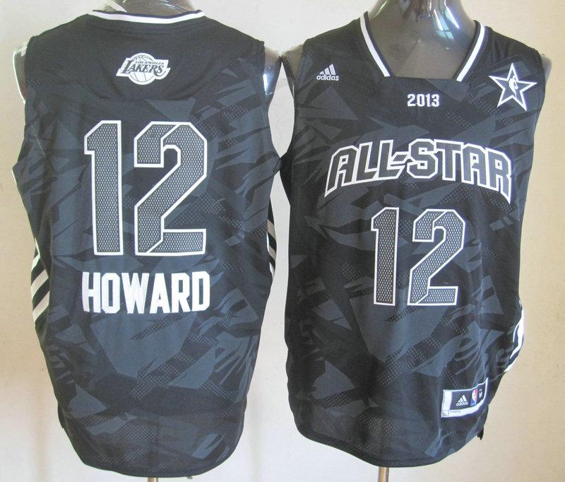 2013 All-Star Western Conference 12 Dwight Howard Grey Revolution 30 Swingman NBA Jerseys Cheap