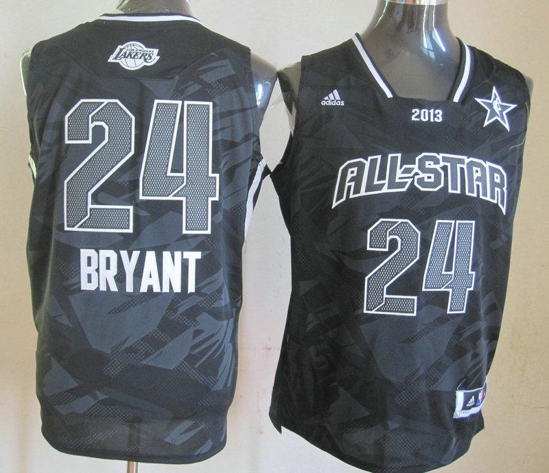 2013 All-Star Western Conference 24 Kobe Bryant Grey Revolution 30 Swingman NBA Jerseys Cheap