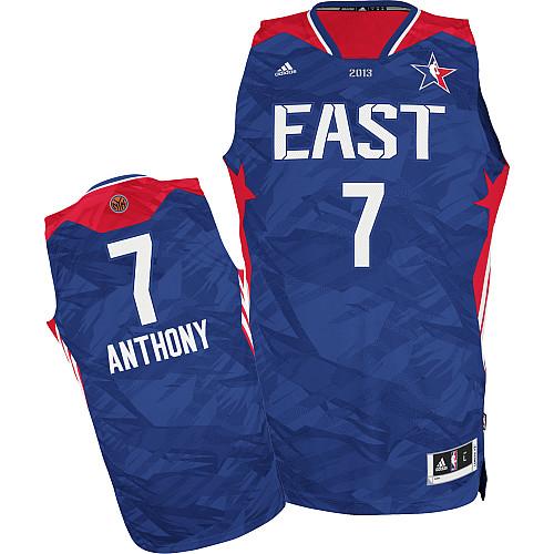 2013 All-Star Eastern Conference 7 Carmelo Anthony Blue Revolution 30 Swingman NBA Jerseys Cheap