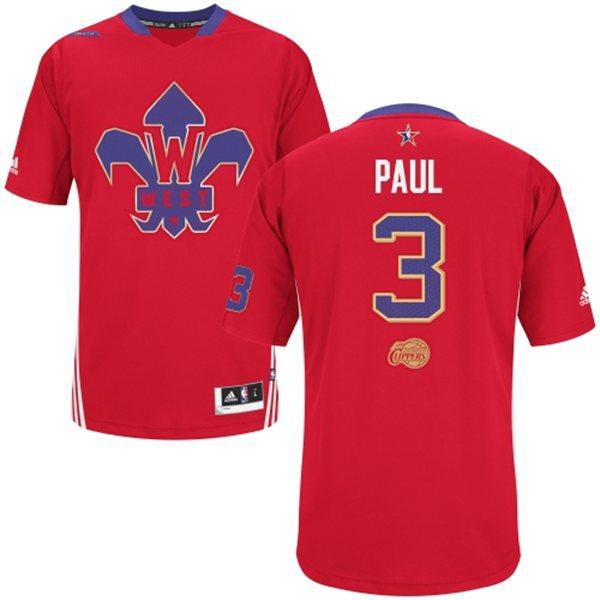2014 NBA All Star Western Conference Los Angeles Clippers 3 Chris Paul Red Revolution 30 Swingman Jerseys Cheap