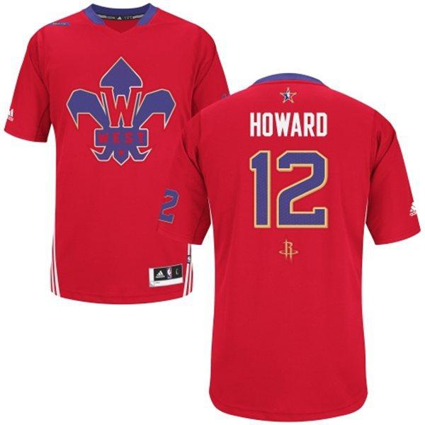2014 NBA All Star Western Conference Houston Rockets 12 Dwight Howard Red Revolution 30 Swingman Jerseys Cheap