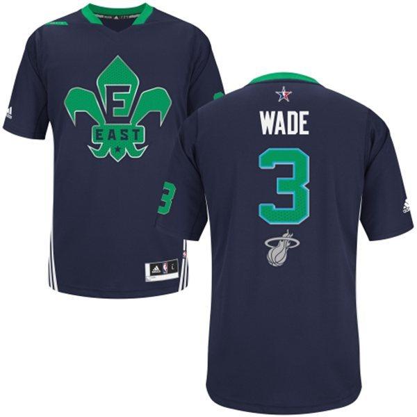 2014 NBA All Star Eastern Conference Miami Heat 3 Dwyane Wade Blue Revolution 30 Swingman Jerseys Cheap