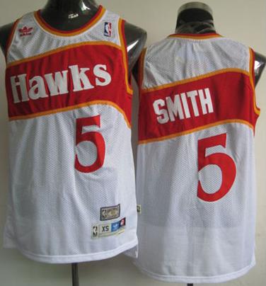Atlanta Hawks 5 Josh Smith White Soul Jersey Cheap