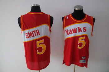 Atlanta Hawks 5 SMITH red SWINGMAN Jersey Cheap