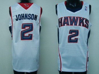 Atlanta Hawks 2 Joe Johnson white Jersey Cheap