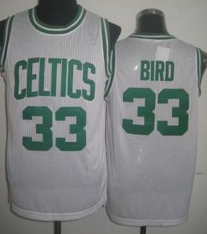 Boston Celtics 33 Larry Bird White Revolution 30 NBA Jerseys Cheap