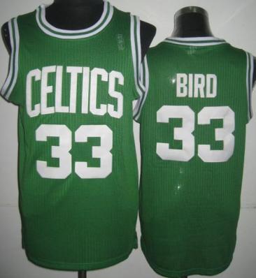 Boston Celtics 33 Larry Bird Green Revolution 30 NBA Jerseys Cheap