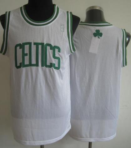 Boston Celtics Blank White Revolution 30 NBA Jerseys Cheap