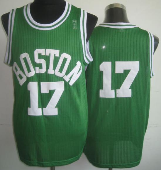 Boston Celtics 17 John Havlicek Green Hardwood Classics Revolution 30 NBA Jerseys