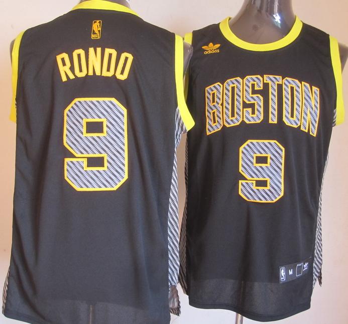 Boston Celtics 9 Rajon Rondo Electricity Fashion Revolution 30 Swingman NBA Jerseys Cheap