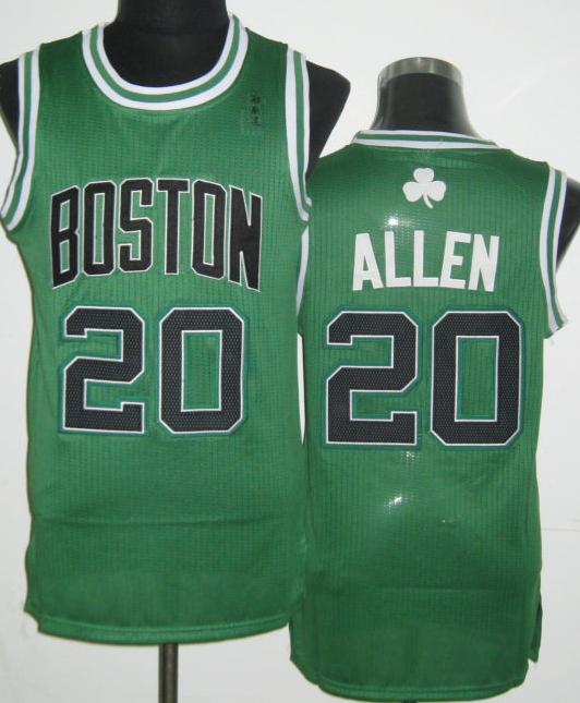 Boston Celtics 20 Ray Allen Green Revolution 30 NBA Jerseys Black Number Cheap