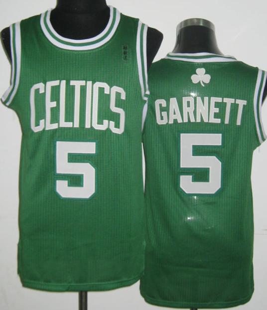 Boston Celtics 5 Kevin Garnett Green Revolution 30 NBA Jerseys