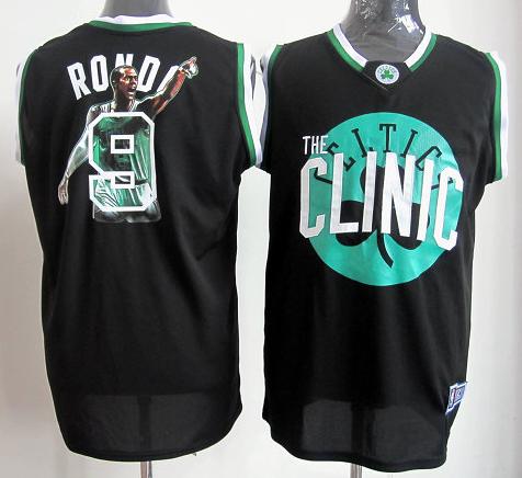 Boston Celtics 9 Rajon Rondo Notorious Fashion NBA Jersey Cheap