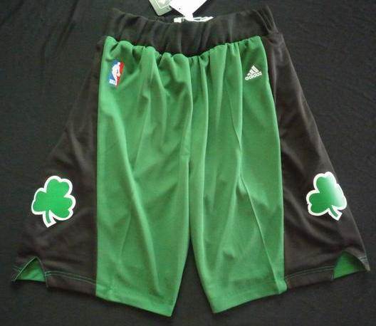 Boston Celtics Green Black Revolution 30 Swingman NBA Shorts