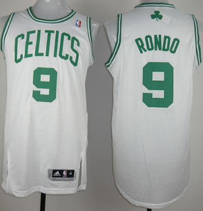 Revolution 30 Boston Celtics 9 Rajon Rondo White NBA Jersey Cheap