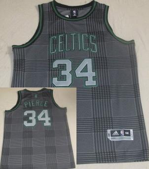 Boston Celtics 34 Paul Pierce Black Rhythm Fashion Jersey