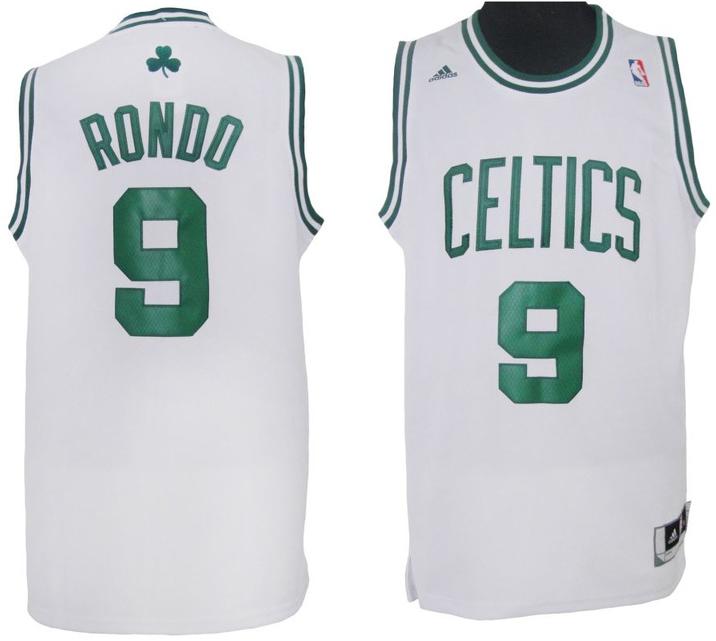 Boston Celtics 9 Rajon Rondo White Revolution 30 Swingman Jersey Cheap