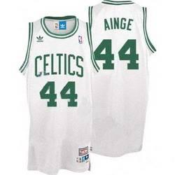 Boston Celtics 44 AINGE White Jersey